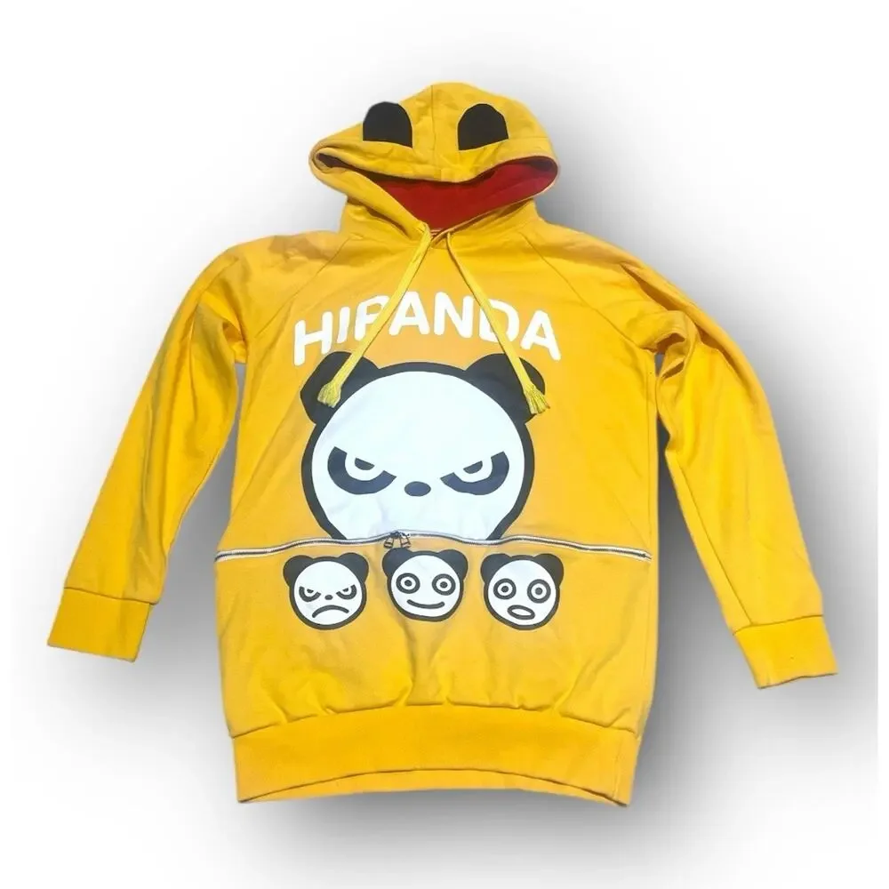 Dongsin HIPANDA Yellow Hoodie Unisex One Size‎ (20”x28”) Made in Korea